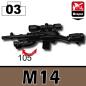Preview: Minifig Cat M14 Sniper Rifle with detachable Bipod