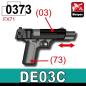 Preview: Minifig Cat DE03C Pistol with movable Slide