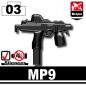 Preview: Minifig Cat MP9 Submachine Gun