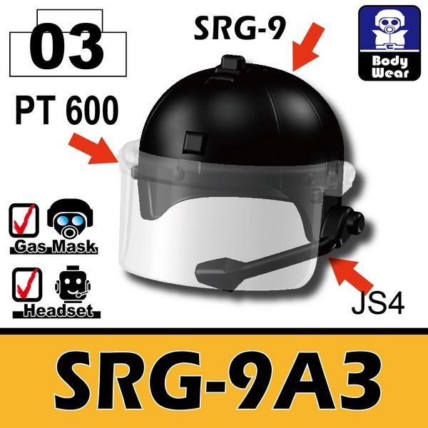 Minifig Cat SRG-9A3 Riot Stahlhelm