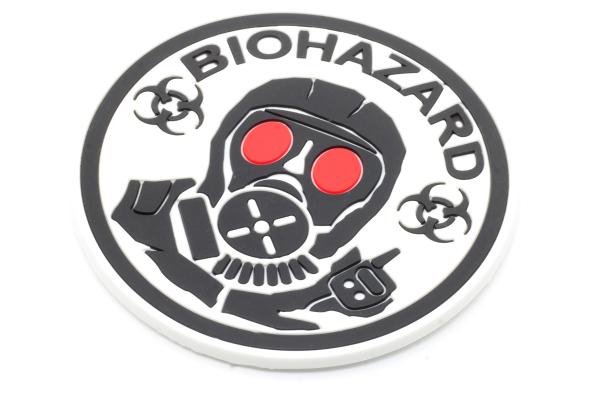 Minifig Cat PVC Untersetzer "Biohazard" Weiß