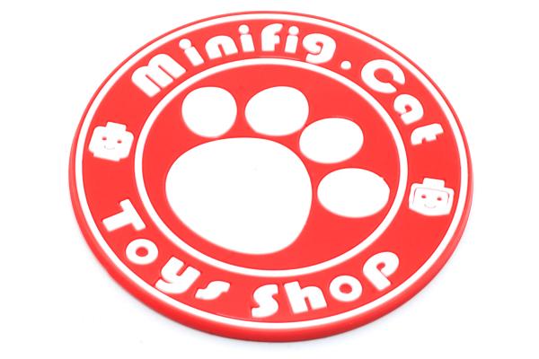 Minifig Cat PVC Untersetzer "Minifig.Cat"