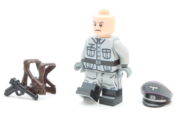 WW2 German Officer with BrickArms Luger and Vest