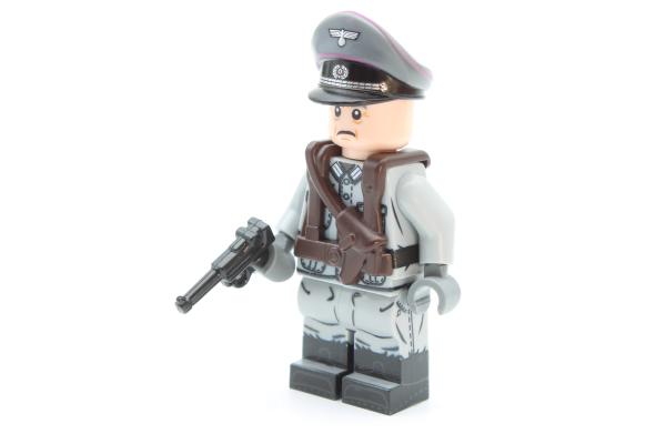 WW2 German Officer with BrickArms Luger and Vest