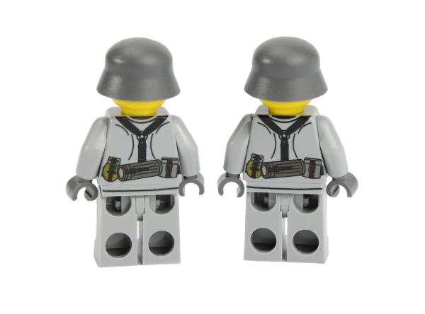 Deutsches Soldatenset - 2 Figuren aus LEGO® Steinen (WW2)