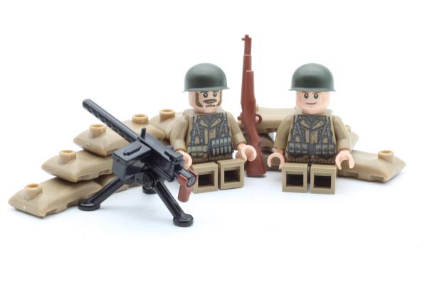 US MG-Stellung mit M1919