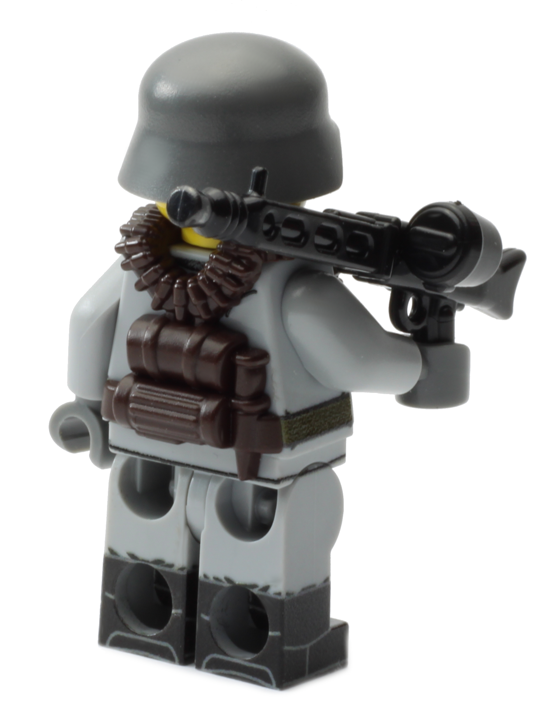 aus LEGO® Teilen BrickArms Waffen WW2 US MG Stellung mit Custom Soldaten 