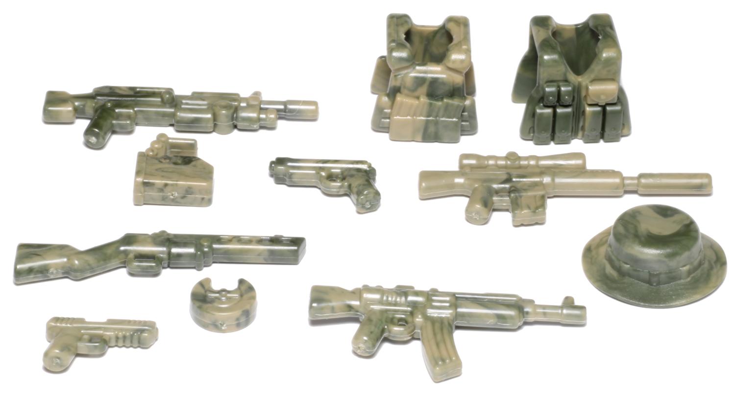 BRICKARMS Camo Combat Pack CHARLIE compatible with Lego® 