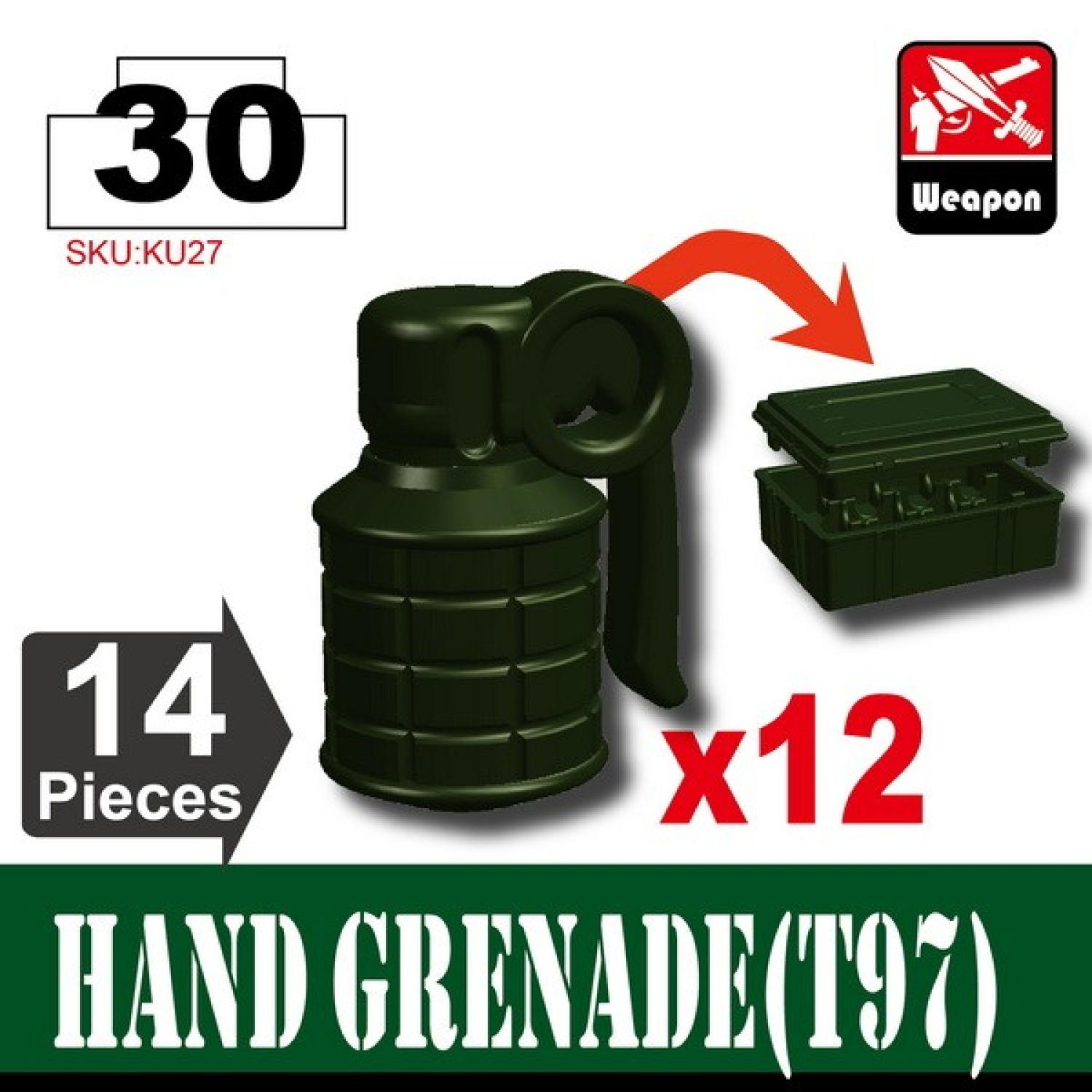 Minifig Cat T97 Granaten mit Kiste