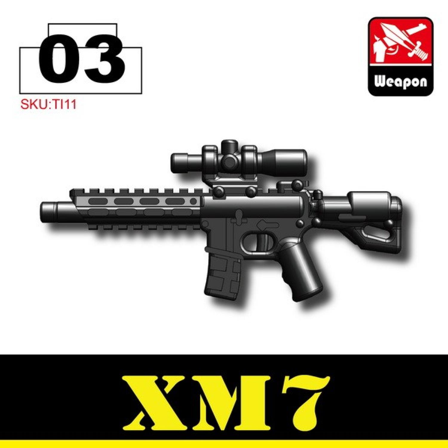 Minifig Cat XM7 Assault Rifle