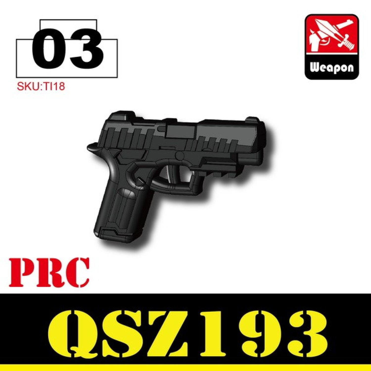 Minifig Cat QSZ-193 Pistol