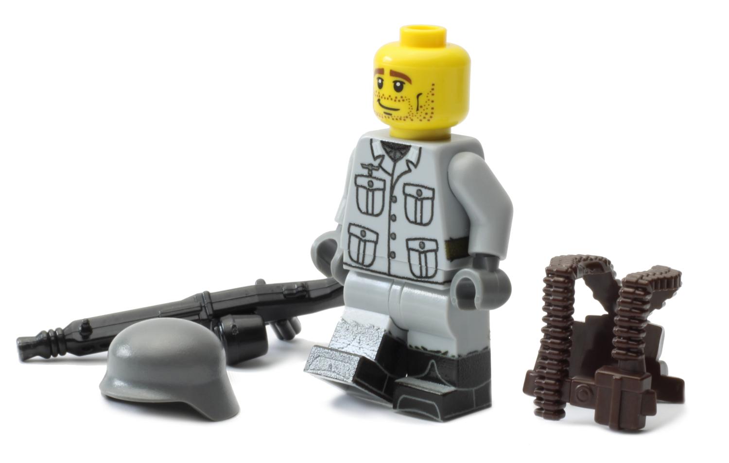 custom Figurenzubehör Schrotflinte für z.B LEGO® Figuren Soldat Polizei Neu 