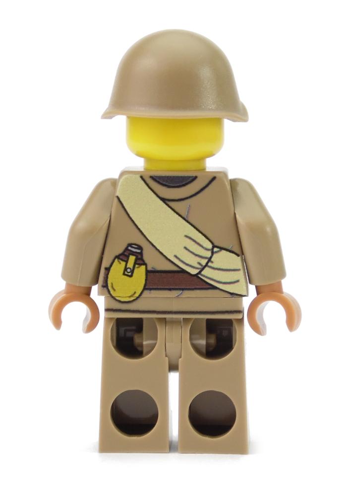 Custom Russsischer Soldat Helm Figur hochwertig bedruckt aus LEGO® Teilen 
