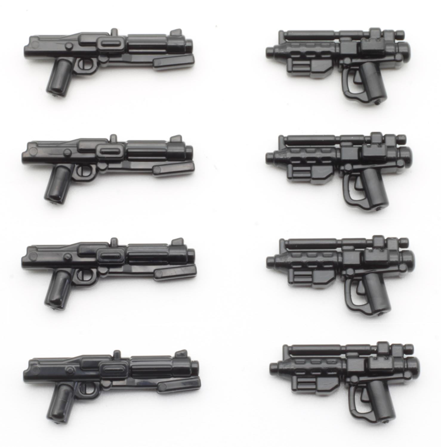 BrickArms Clone Trooper DC-15 vs Battle Droid E-5 Blaster, compatible with LEGO® Star Wars™ figures