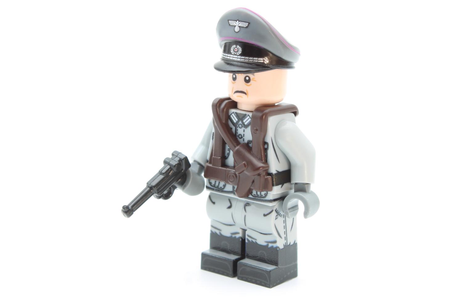 WW2 German Officer with BrickArms Luger and Vest
