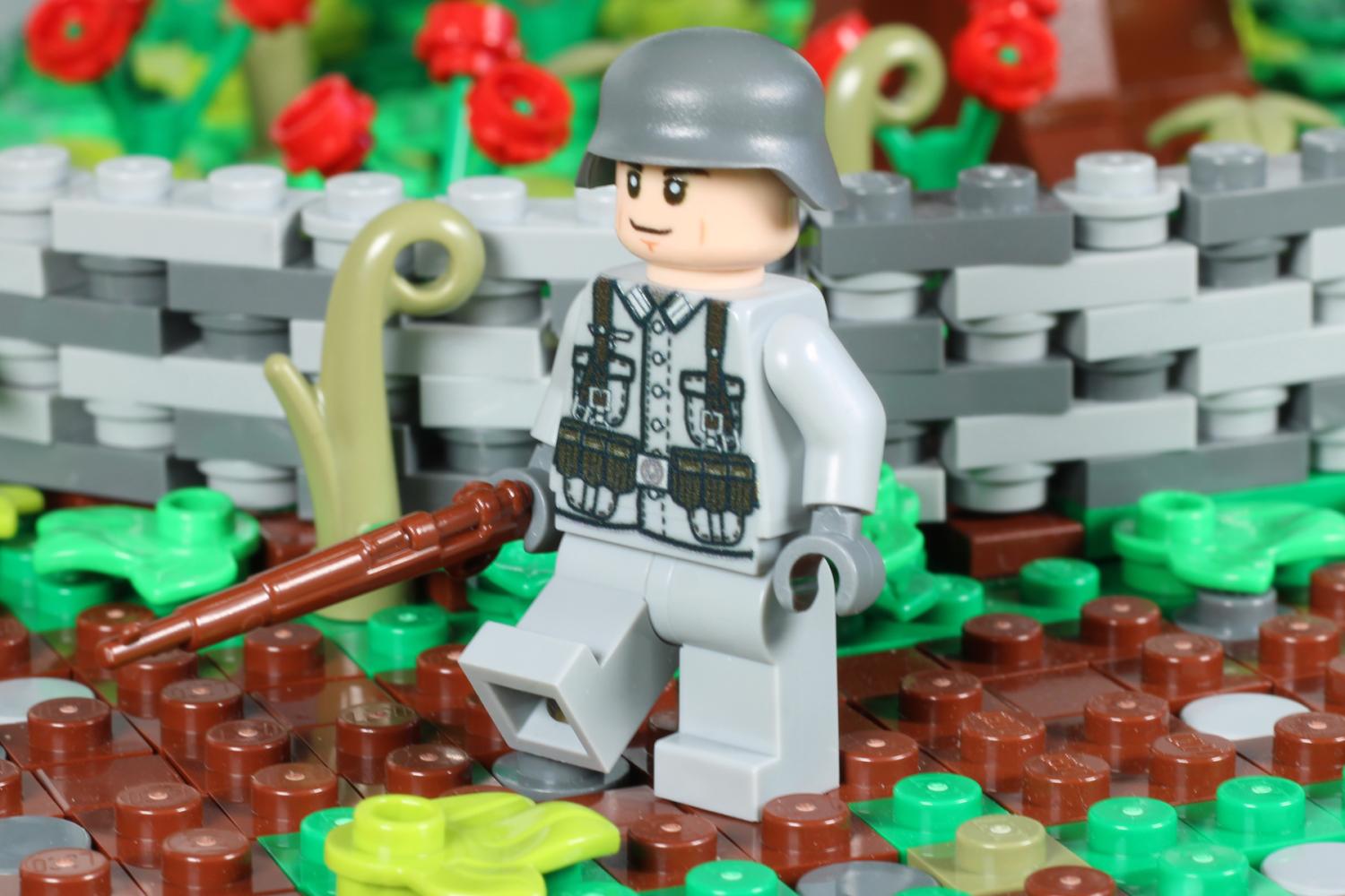 Deutscher Soldat mit Karabiner 98