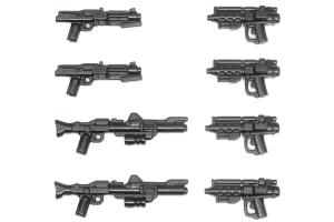 BrickArms Clone Trooper DC-15 vs Battle Droid E-5 Blaster Waffenset, kompatibel mit LEGO® Star Wars™ Figuren