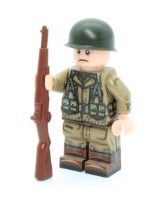 US Soldat mit Garand 360° Druck auf LEGO® Steinen