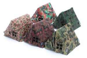 Militärisches Zelt mit Camouflage Zeltplane